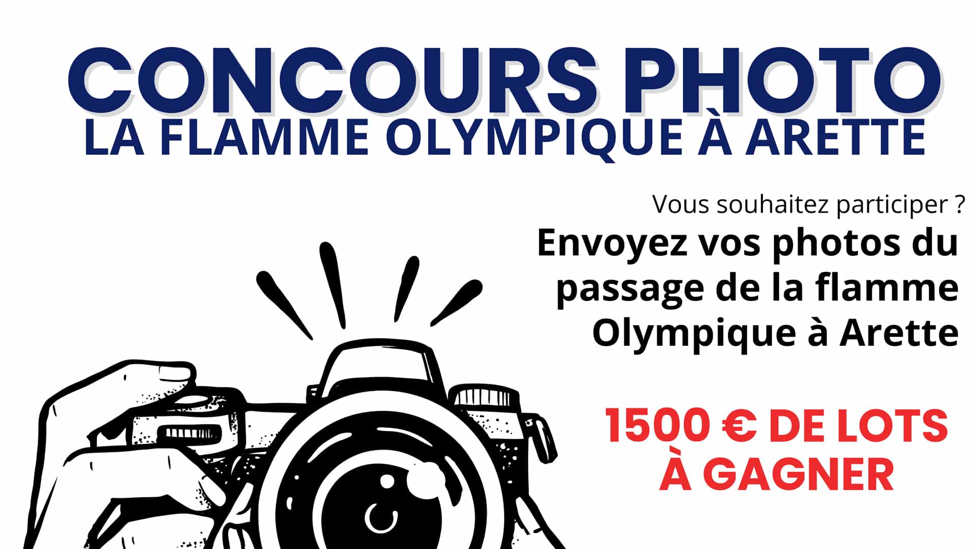 Concours Photo – La flamme Olympique à Arette