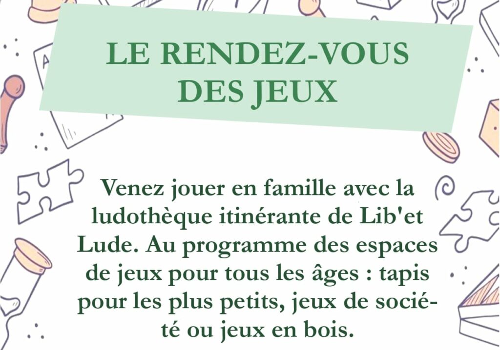 Lire la suite à propos de l’article Le rendez-vous des jeux