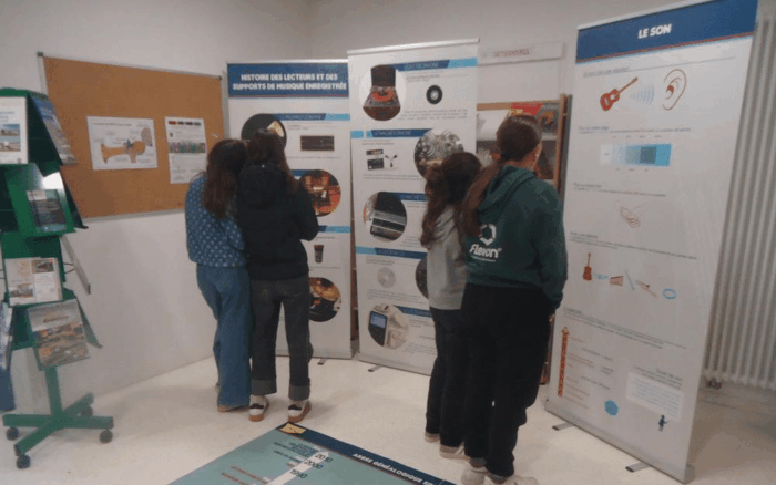 Une exposition sur le son au collège de Barétous