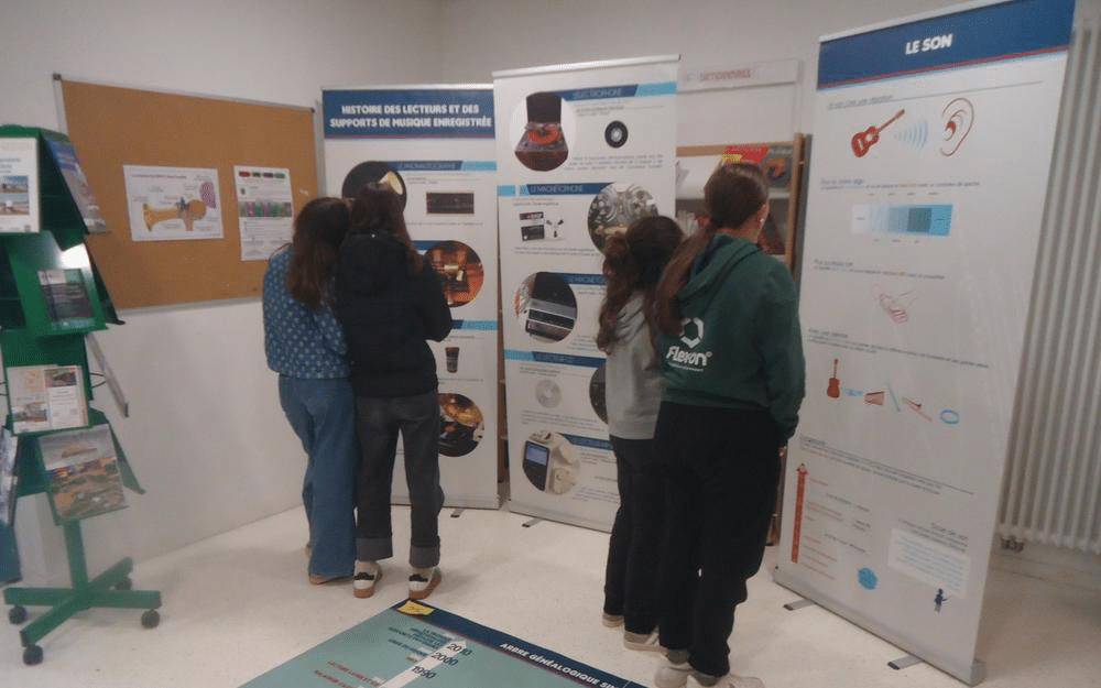 Une exposition sur le son au collège de Barétous