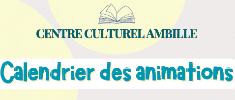 Calendrier des animations Sept.2026